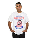 Duck Decoys and Drones T-Shirt — Funny Hunting Cartoon Tee