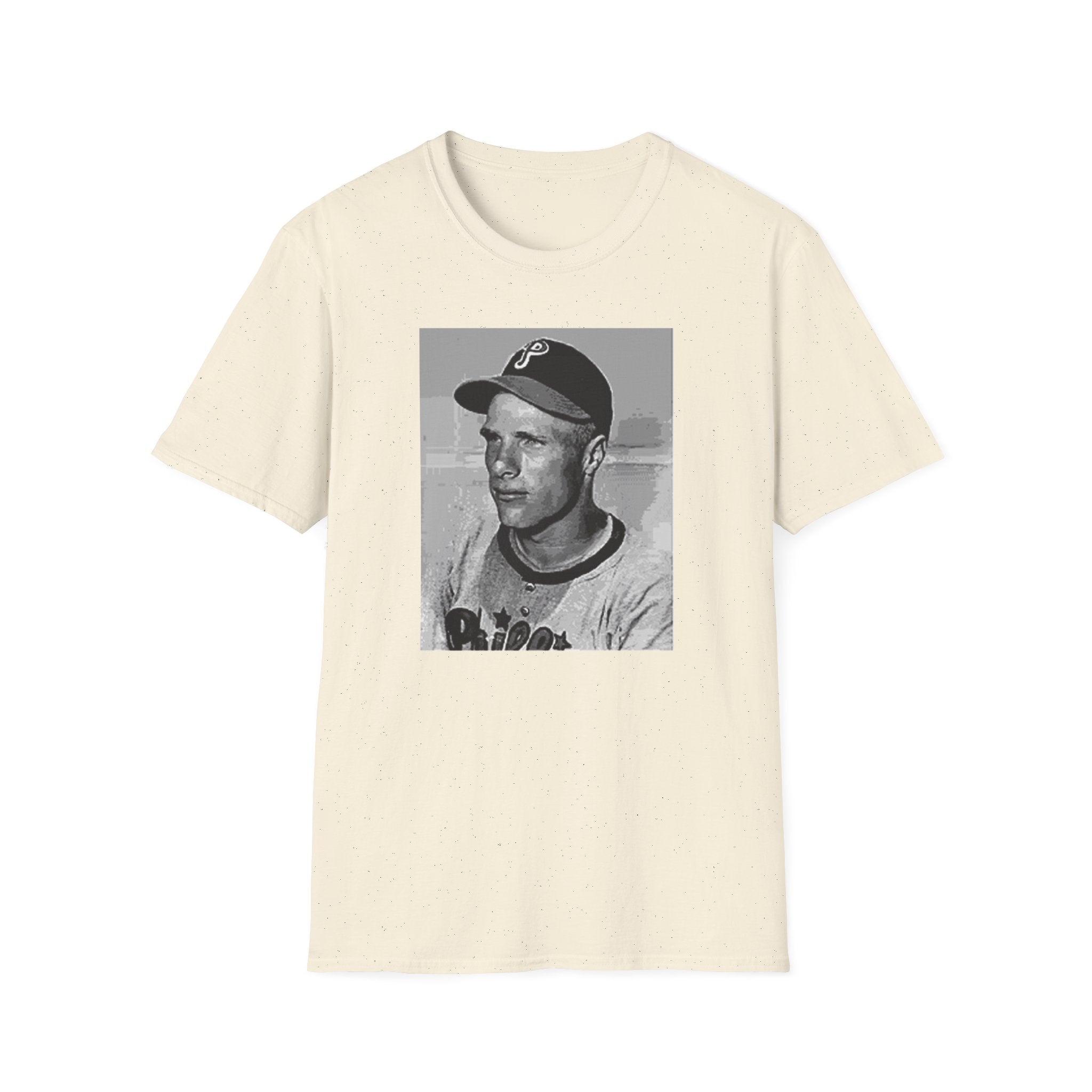 Vintage Philadelphia Phillies Baseball T‑Shirt — Retro Player Portrait