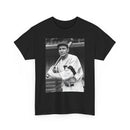 Retro Baseball Player T-Shirt - Old School Black & White Classic Legend Tee