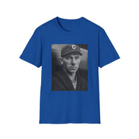 Vintage Baseball Portrait T-Shirt — Early 1900s Cleveland Player Photo