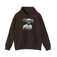 Vintage Baseball Player Hoodie — Classic Sports Graphic Pullover