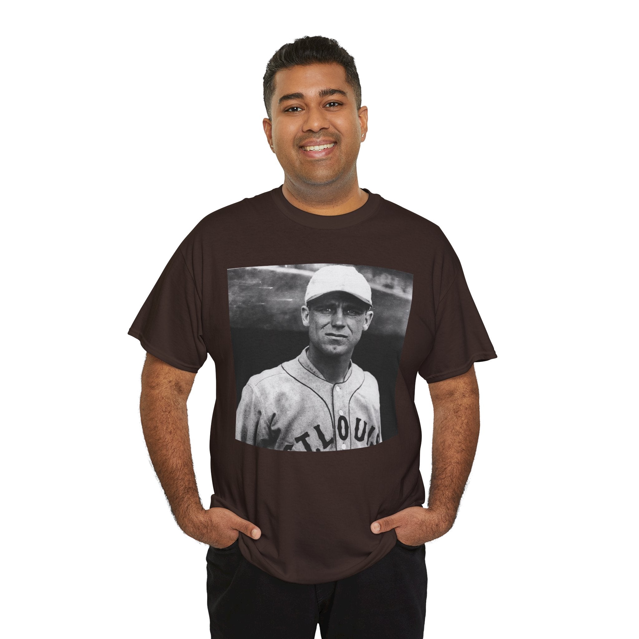 Vintage Baseball Player T-Shirt | Classic Sports Graphic Tee