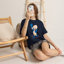 Retro Cartoon Pig 'Just Smile' T-Shirt