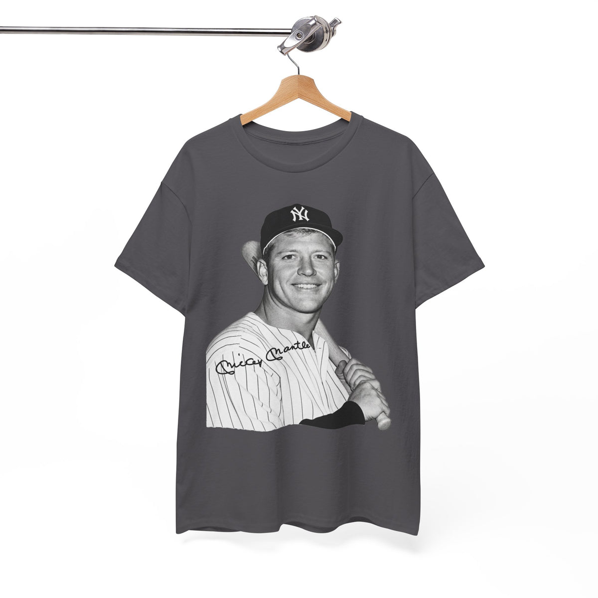 Vintage Baseball T-Shirt – Signed Roger Maris Portrait Tee