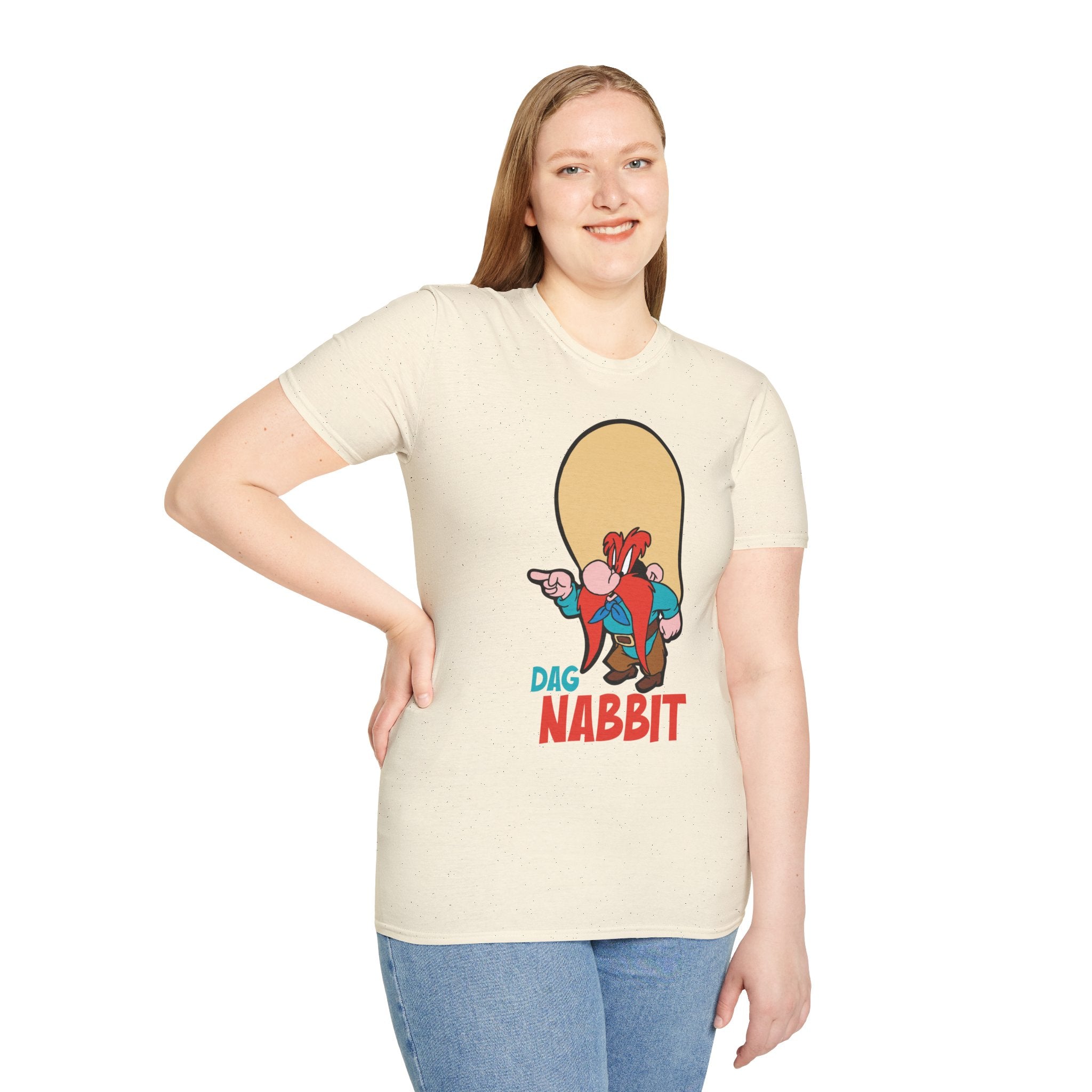 T-Shirt — Retro 'Dag Nabbit' Cartoon Character Tee