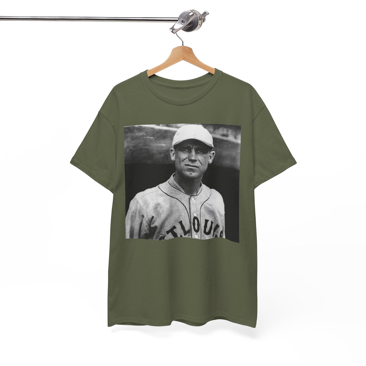 Vintage Baseball Photo Tee — St. Louis Retro Player Graphic T-Shirt