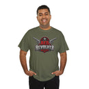 Red Revolver Graphic Tee — Retro Western Guns Logo T-Shirt