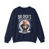"Big Dick's Archery Supplies & Apple Stand" Funny Crewneck Sweatshirt