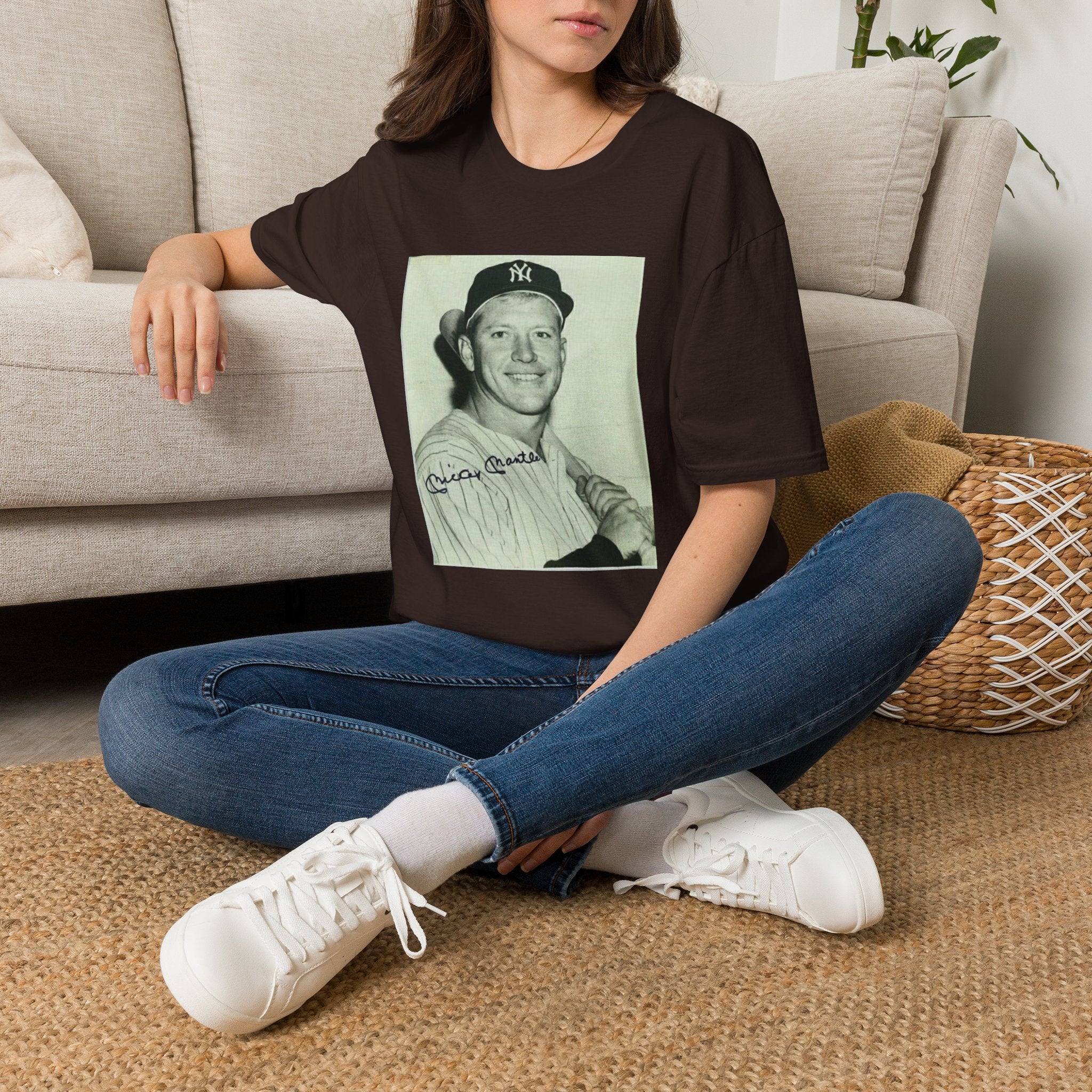 Vintage Baseball Photo T-Shirt — Signed Portrait Graphic Tee