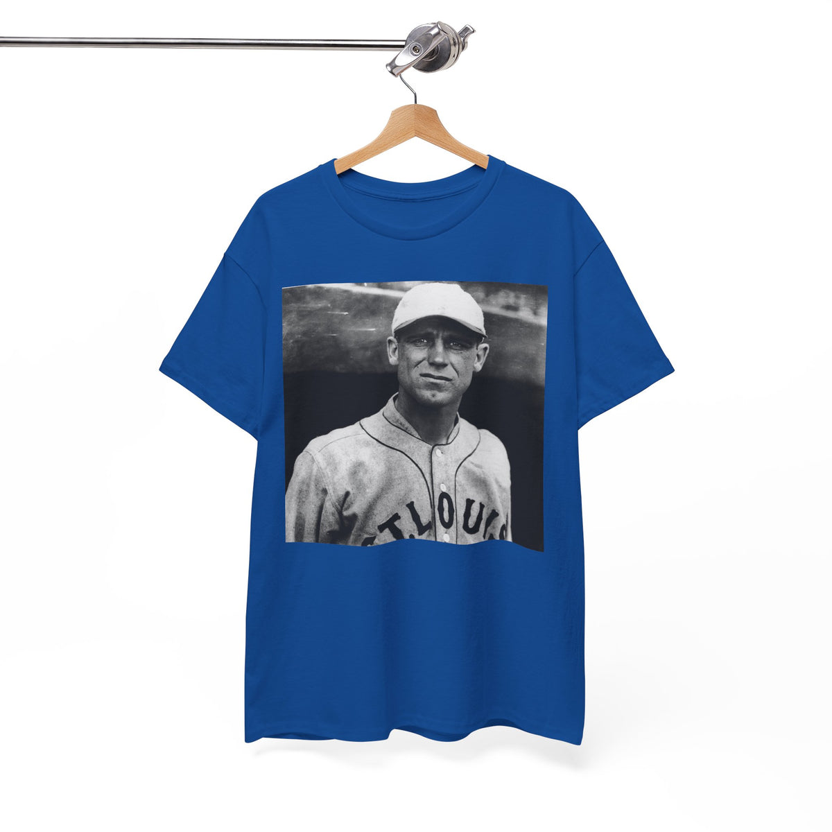 Vintage Baseball Photo Tee — St. Louis Retro Player Graphic T-Shirt