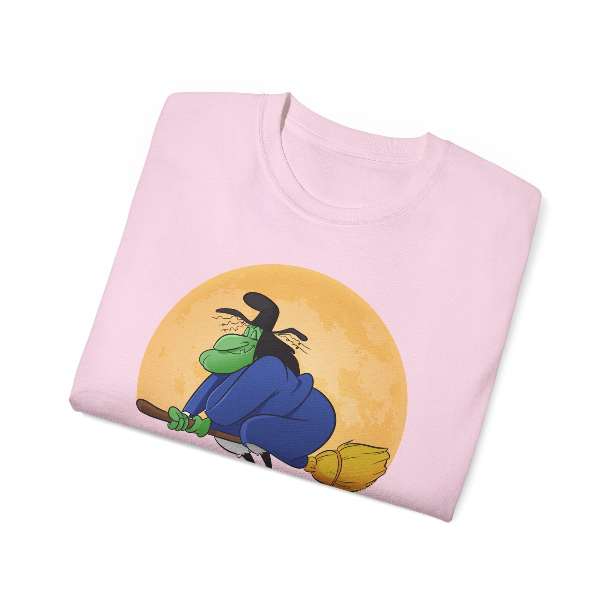 I Fly First Class — Funny Witch Halloween T-Shirt