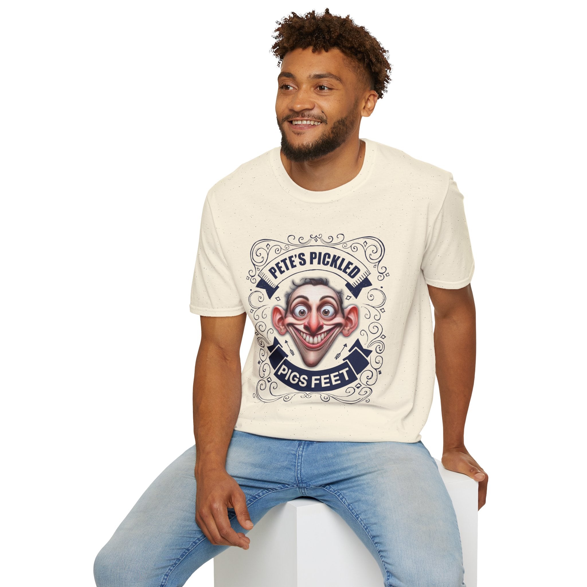 Pete’s Pickled Pigs Feet T-Shirt — Retro Carnival Novelty Tee