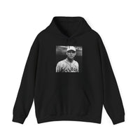 Vintage Baseball Player Hoodie — Classic Sports Graphic Pullover