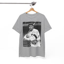 Retro Baseball Player T-Shirt - Old School Black & White Classic Legend Tee