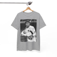 Retro Baseball Player T-Shirt - Old School Black & White Classic Legend Tee