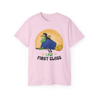 I Fly First Class — Funny Witch Halloween T-Shirt
