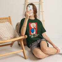 Novelty Graphic Tee — Cute Cartoon Pig with “I’m Not Wearing Any Pants” Slogan