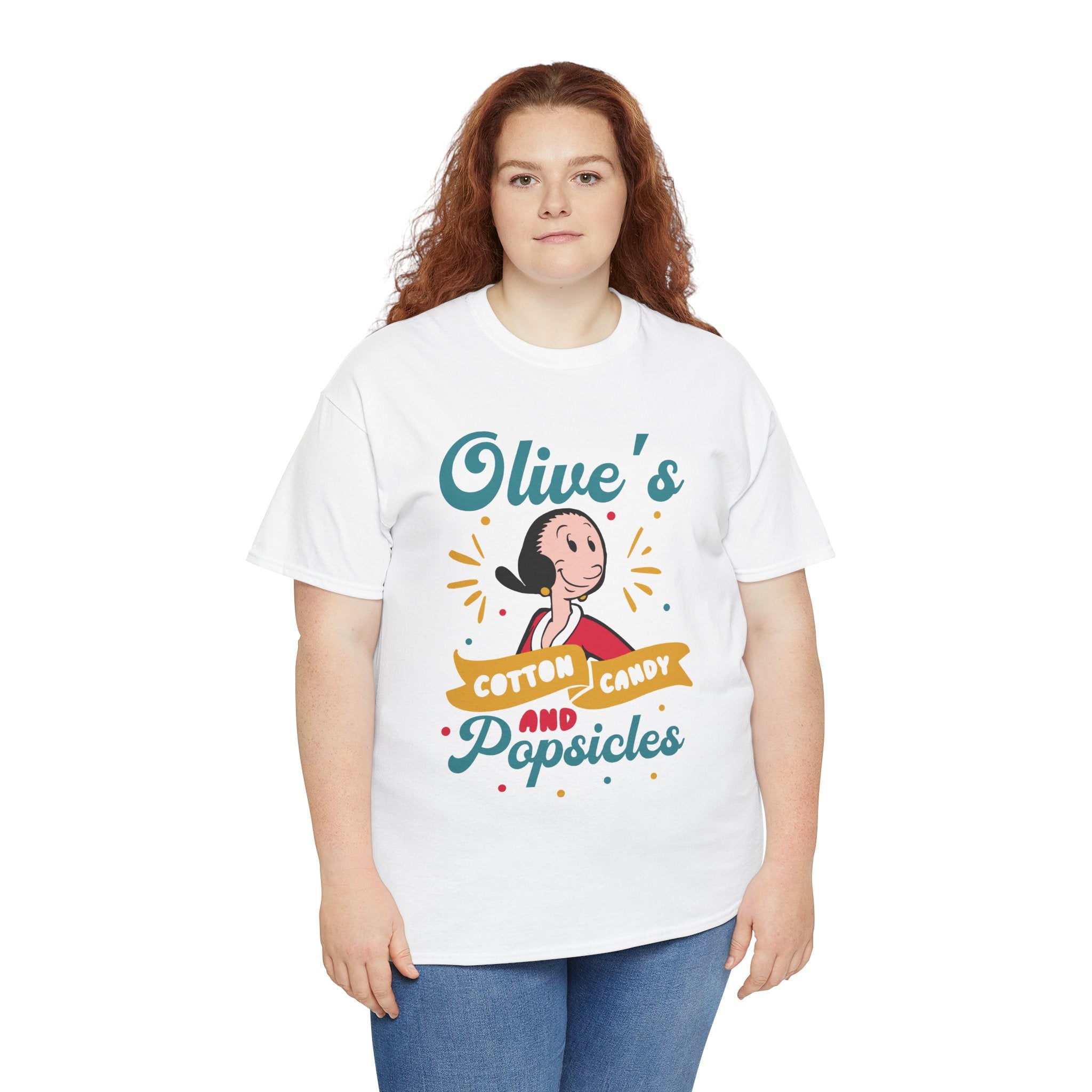 Cotton Candy and Popsicles Tee – Olive’s Retro Summer T‑Shirt