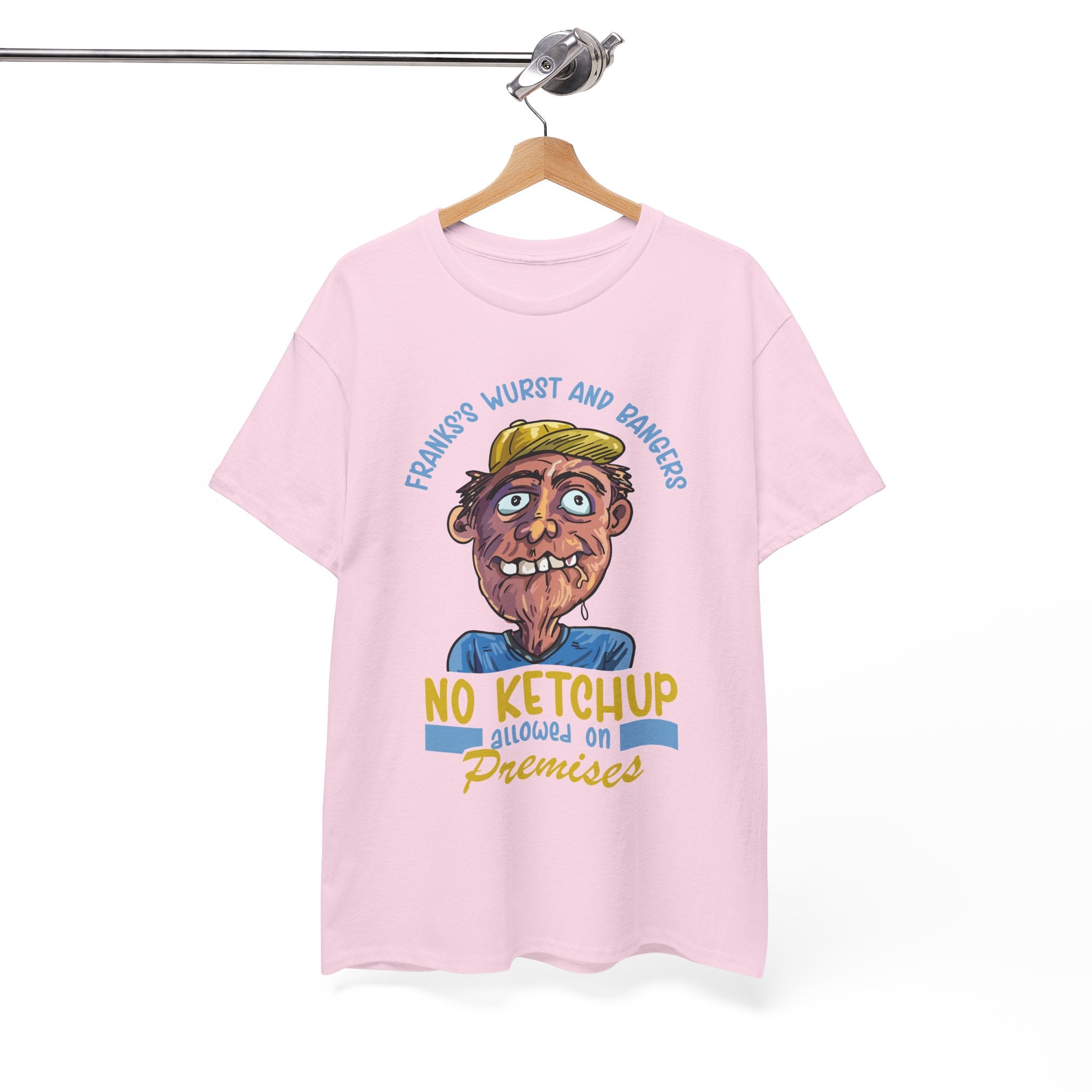 ''No Ketchup Allowed on Premises'' Funny Food Humor Graphic Tee