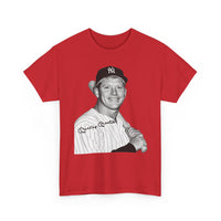 Vintage Baseball T-Shirt – Signed Roger Maris Portrait Tee