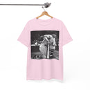 Vintage Baseball Photo T-Shirt – Classic Kneeling Player Graphic Tee