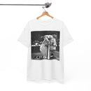Vintage Baseball Photo T-Shirt – Classic Kneeling Player Graphic Tee