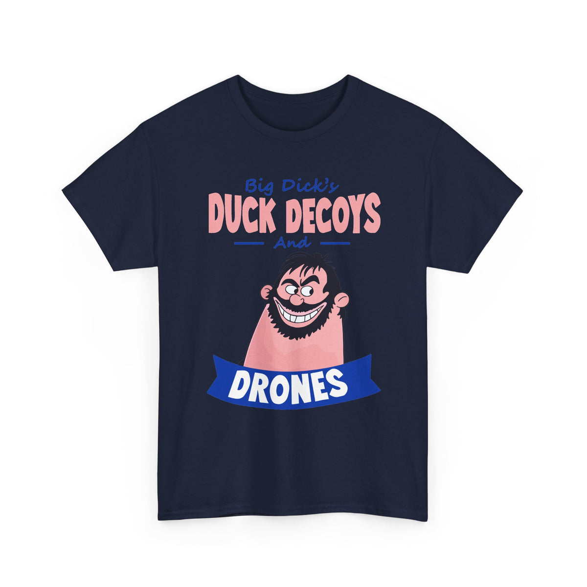 Duck Decoys and Drones T-Shirt — Funny Hunting Cartoon Tee