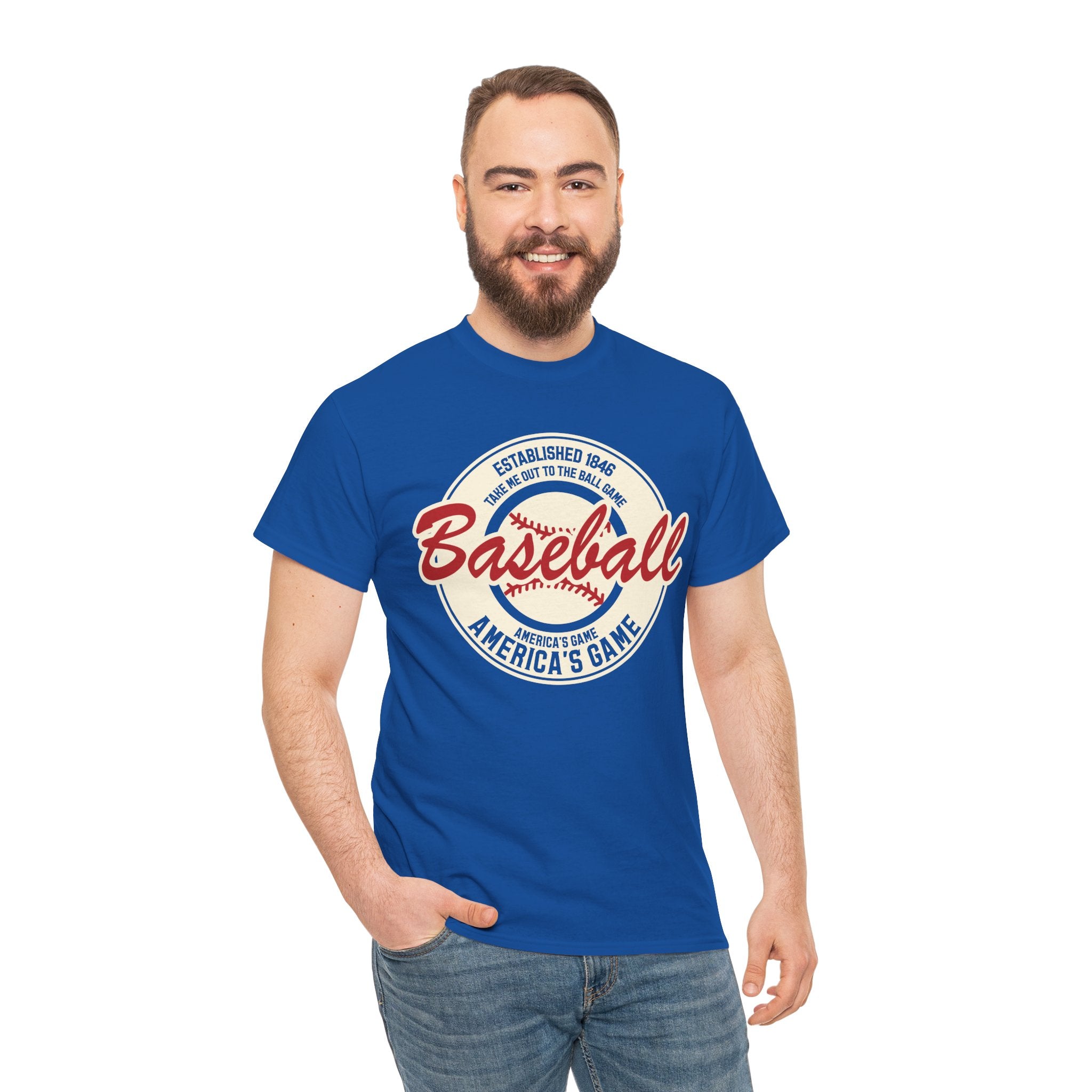 Vintage 'America's Game' Baseball T-Shirt — Retro Baseball Fan Tee