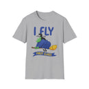 I Fly First Class T‑Shirt — Funny Travel Graphic Tee
