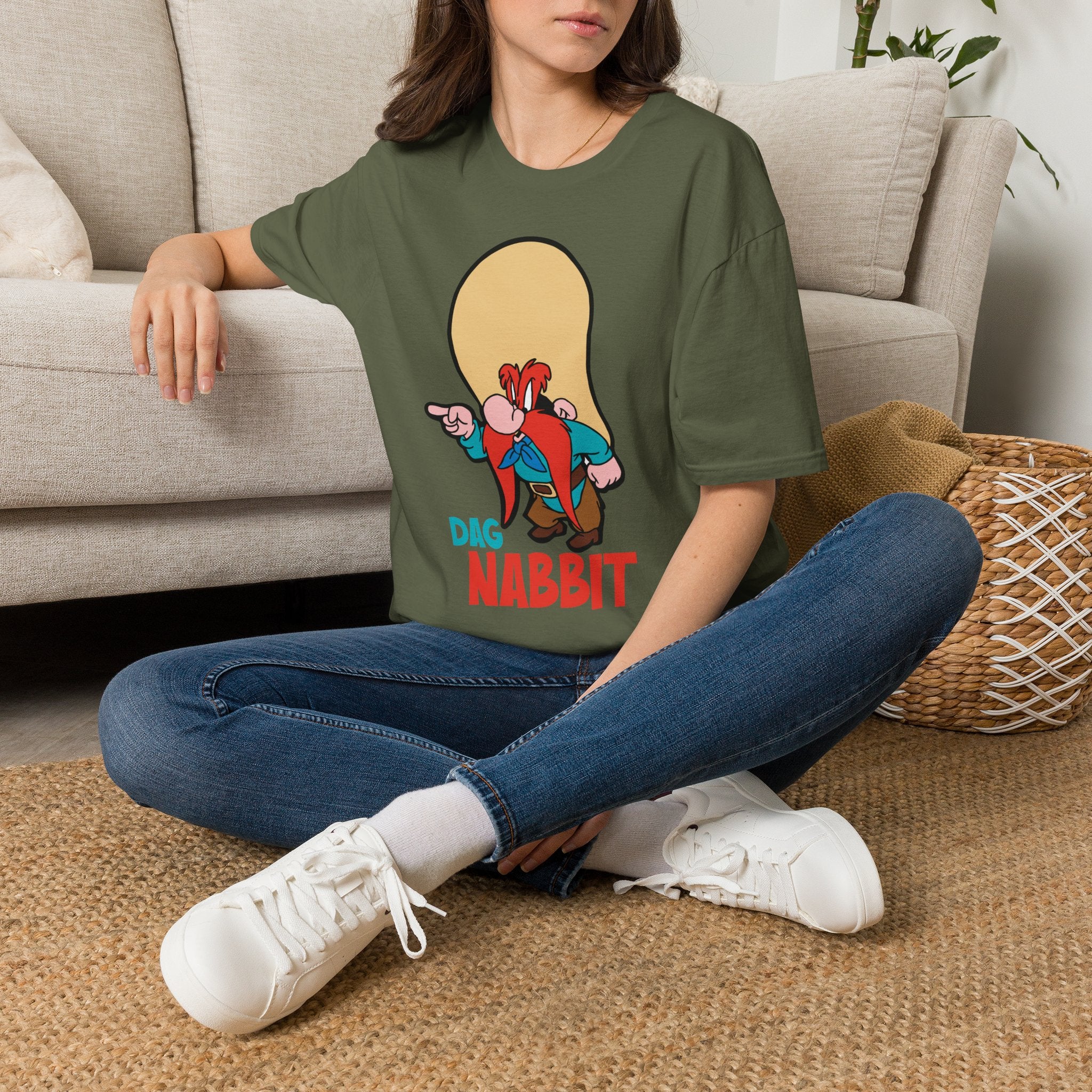 T-Shirt — Retro 'Dag Nabbit' Cartoon Character Tee