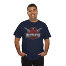 Red Revolver Graphic Tee — Retro Western Guns Logo T-Shirt