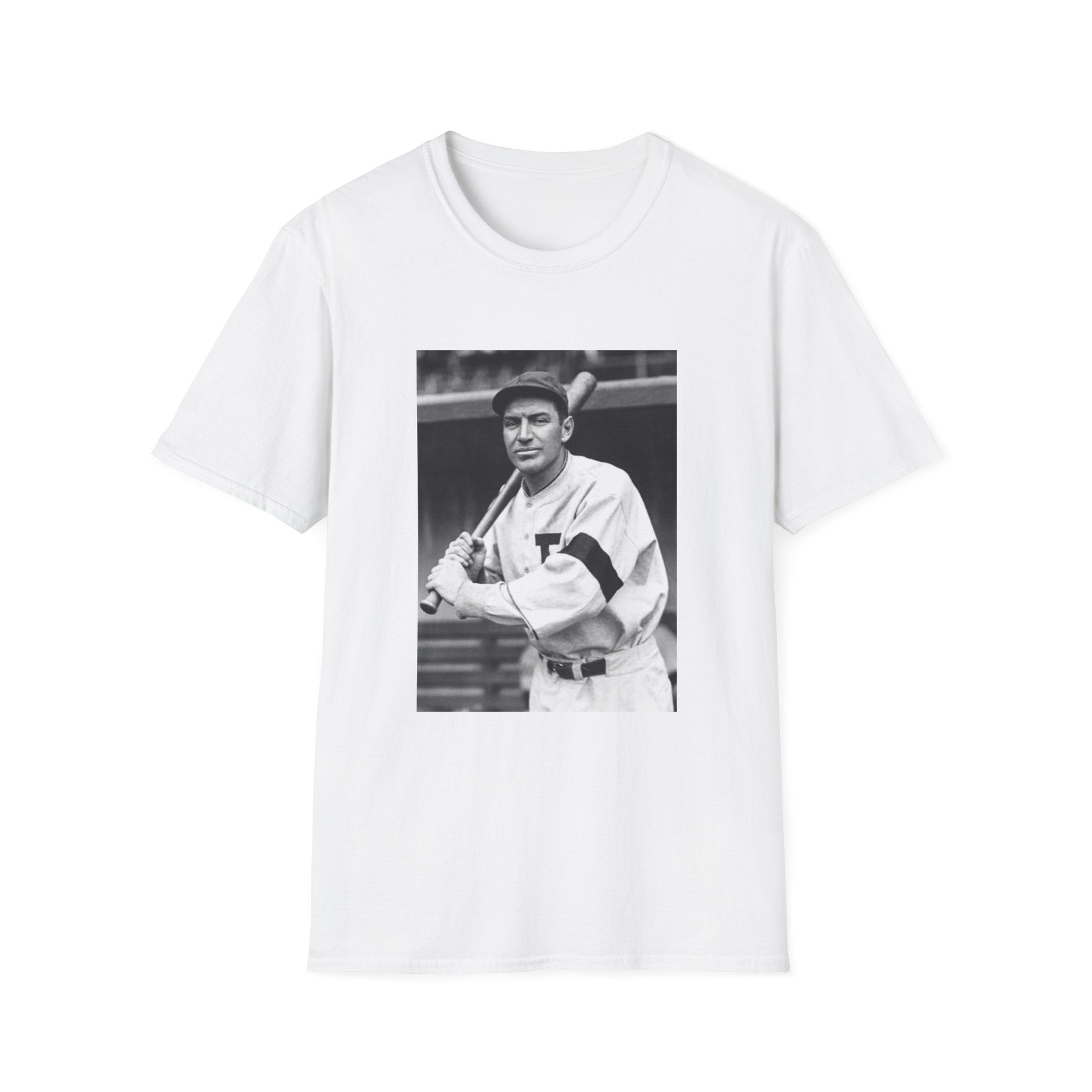 Vintage Baseball Player Photo T-Shirt