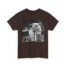 Vintage Baseball Photo T-Shirt – Classic Kneeling Player Graphic Tee