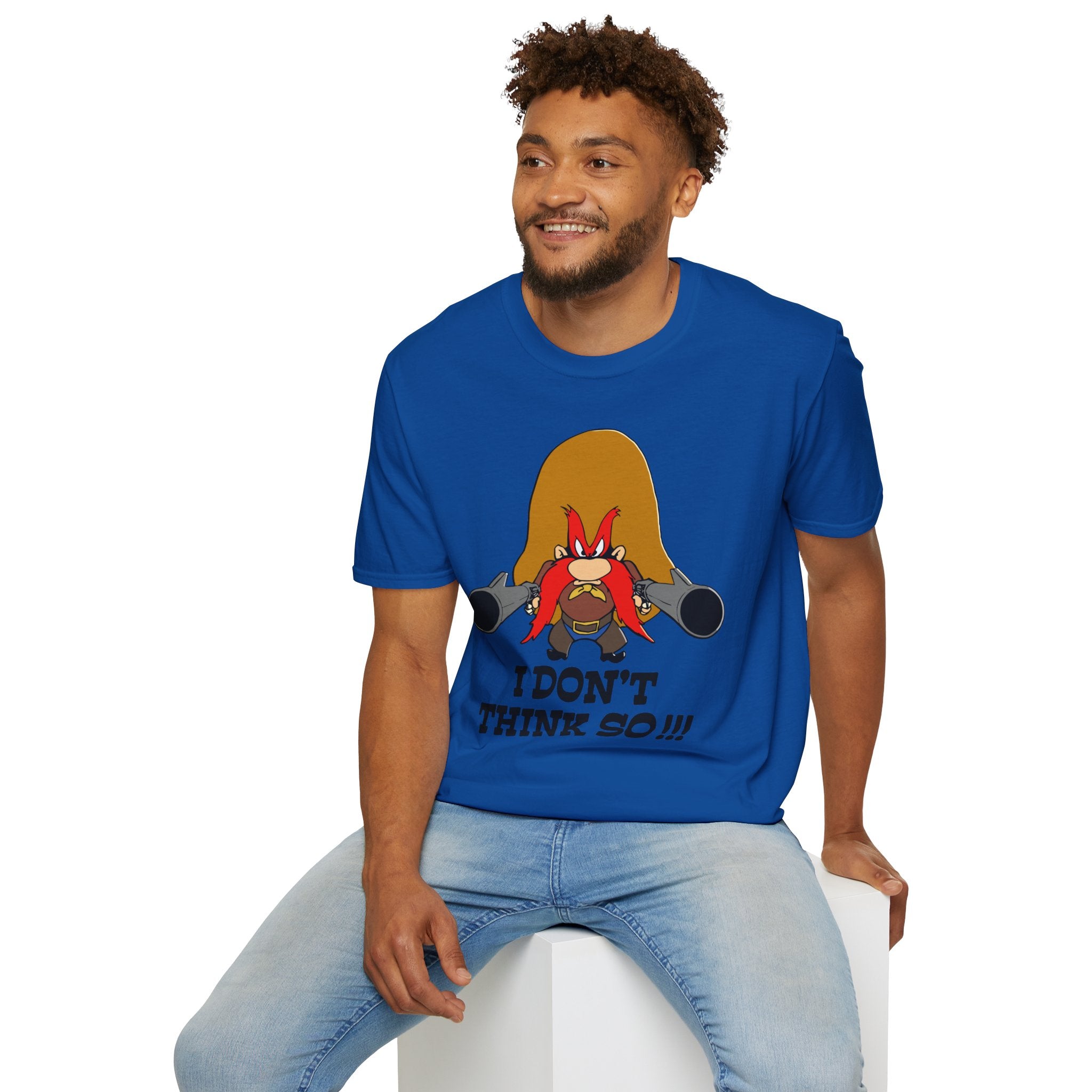 T-Shirt — Yosemite Sam “I Don't Think So!!!” Cartoon Graphic Tee