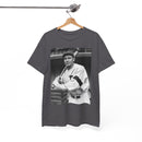 Retro Baseball Player T-Shirt - Old School Black & White Classic Legend Tee