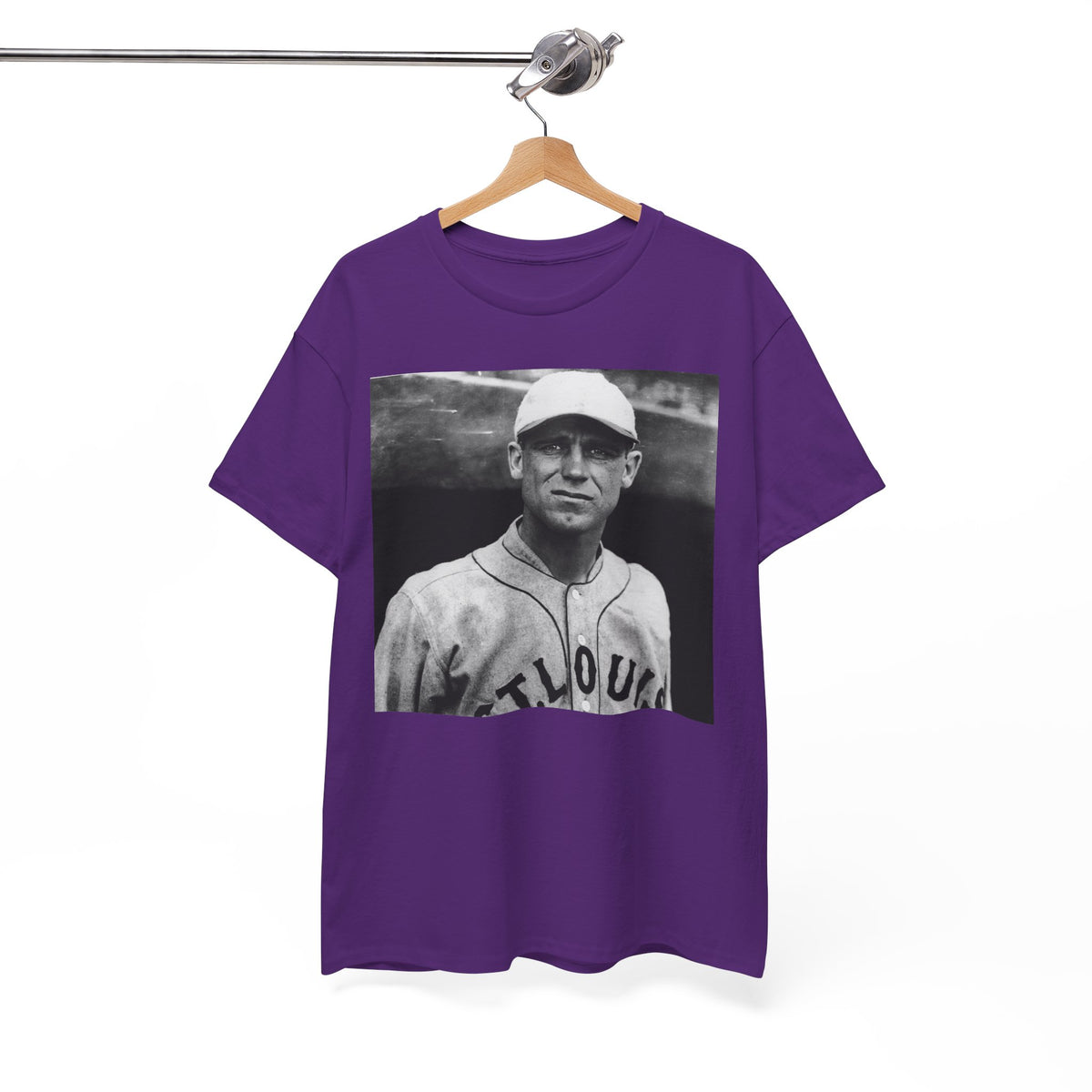 Vintage Baseball Photo Tee — St. Louis Retro Player Graphic T-Shirt
