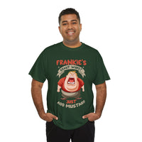 Frankie's Kraut Wurst Funny Graphic Tee — "Just Add Mustard" Novelty T-Shirt