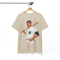 Vintage New York Yankees Baseball Player T-Shirt – Retro Batter Graphic Tee