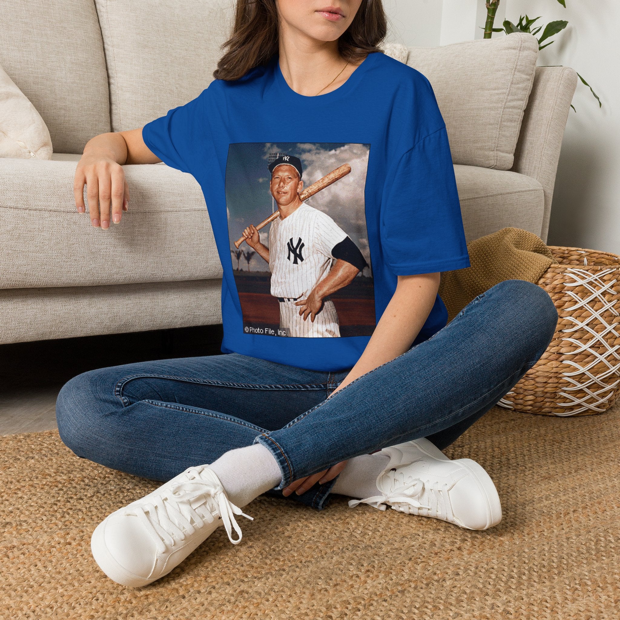 Vintage Yankees Babe Ruth Photo T-Shirt