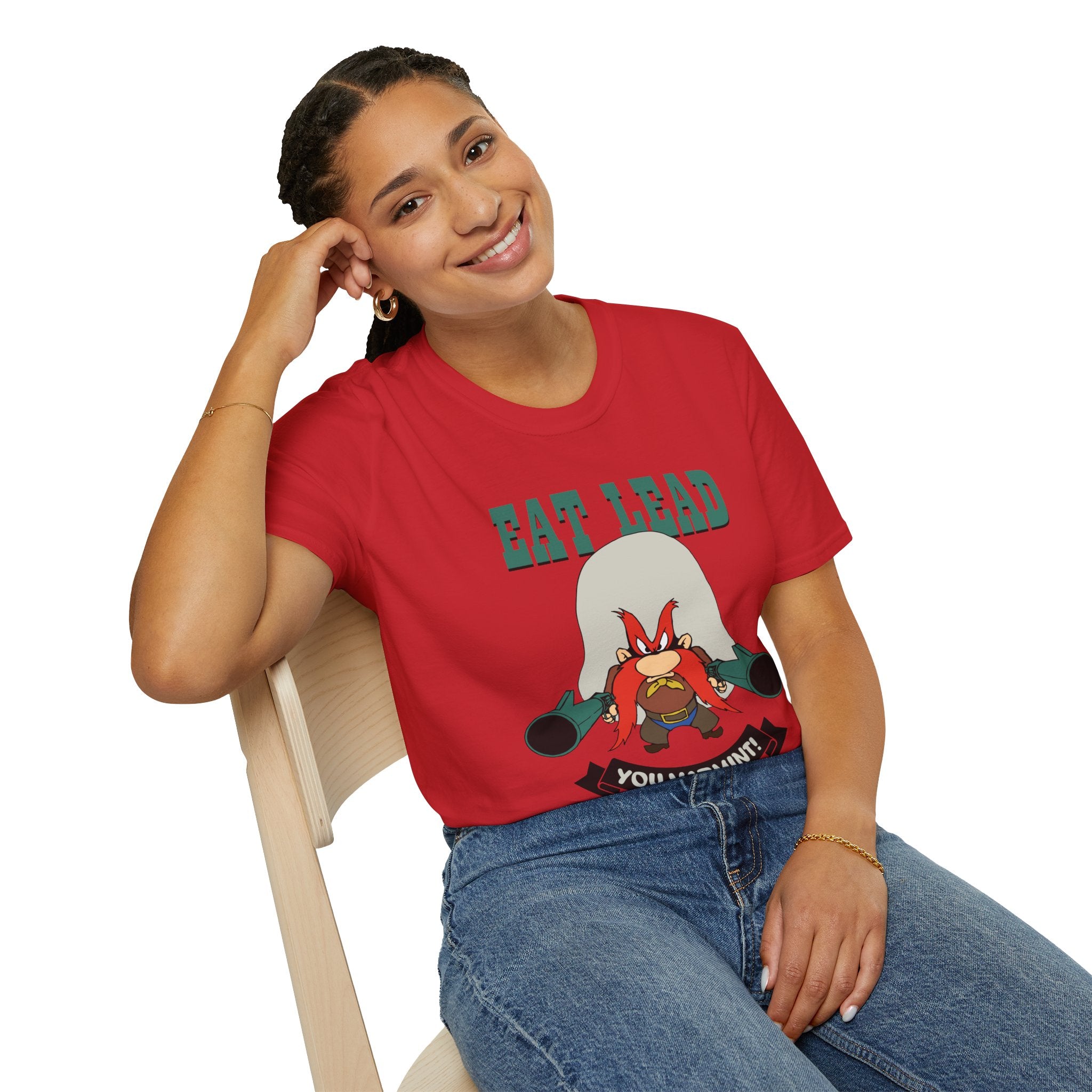 Eat Lead Varmint T-Shirt — Funny Looney Tunes-Inspired Graphic Tee