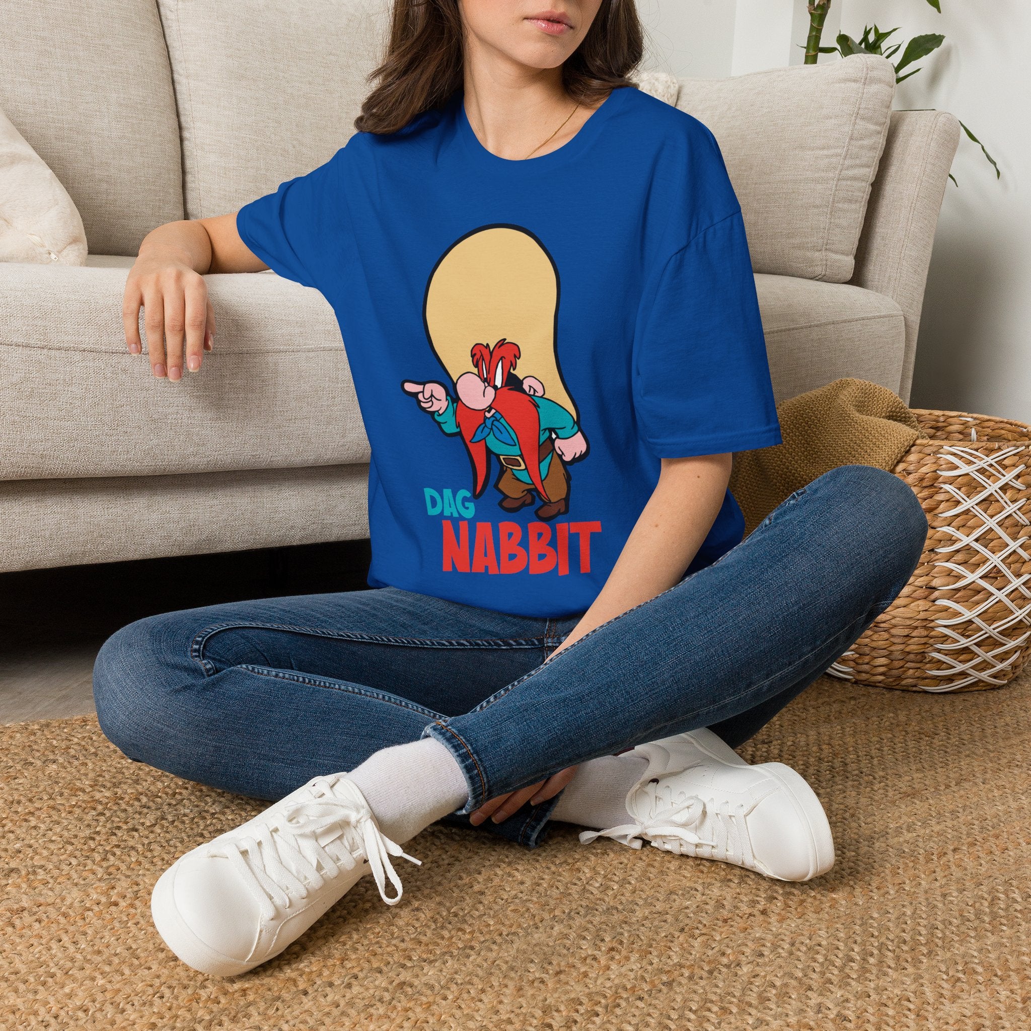 T-Shirt — Retro 'Dag Nabbit' Cartoon Character Tee