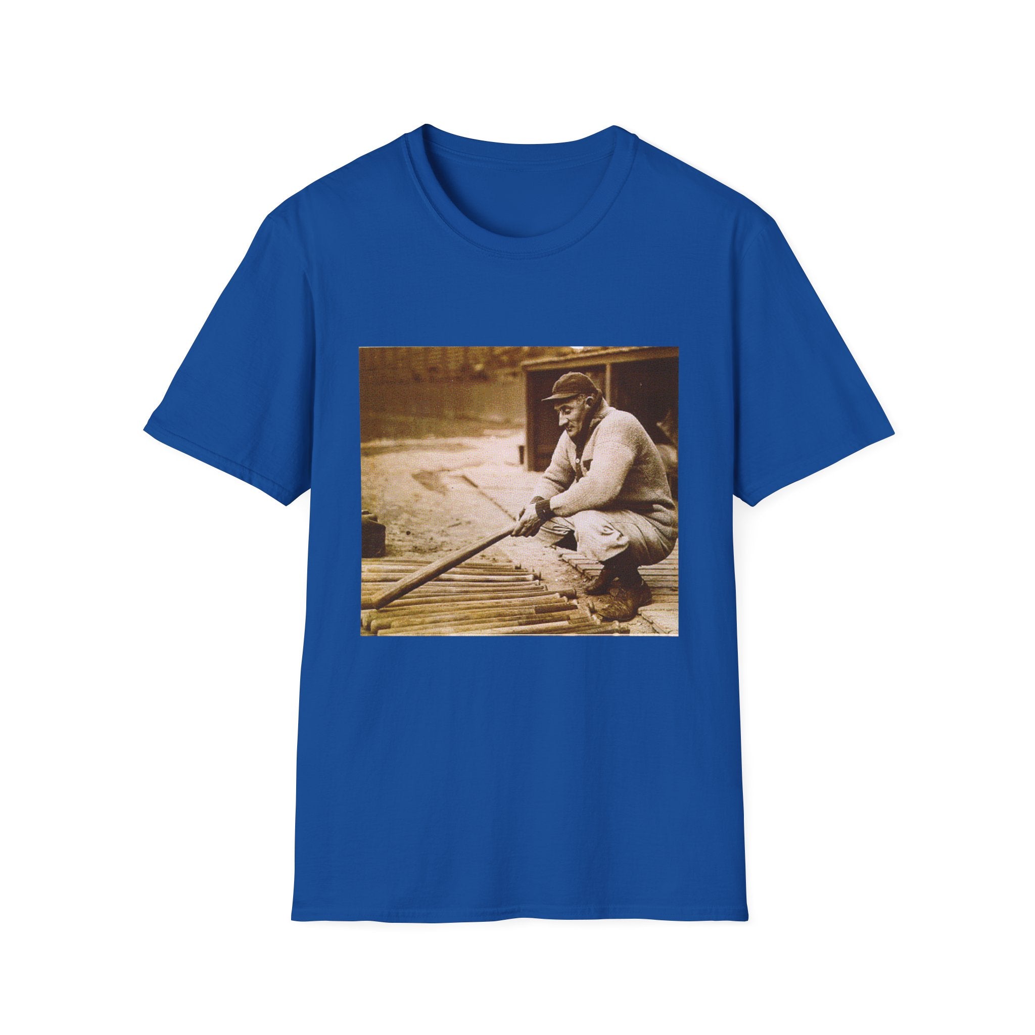 Vintage Fisherman Photo T-Shirt