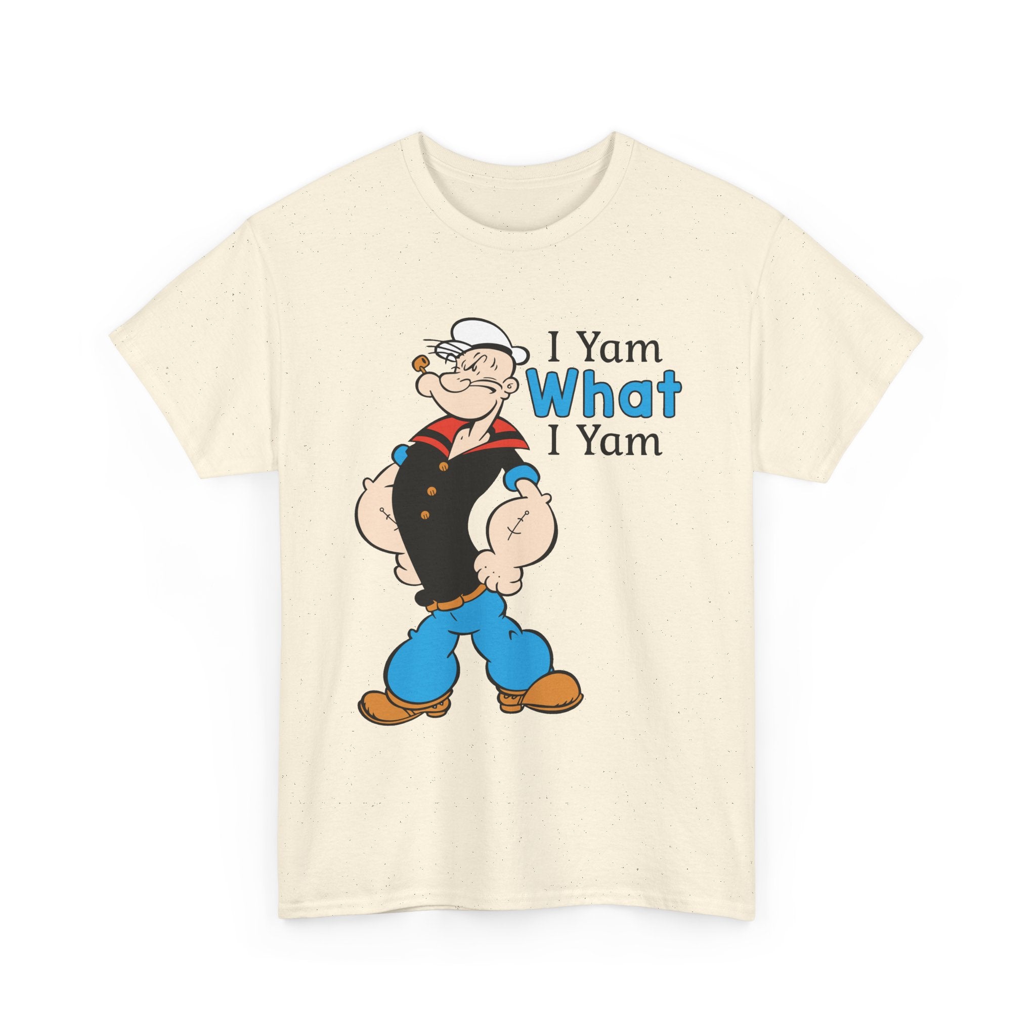 Funny “I Yam What I Yam” Classic Cartoon Graphic T-Shirt