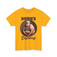 Distillery T‑Shirt — "Dickie's Distillery" Vintage Santa Illustration Tee