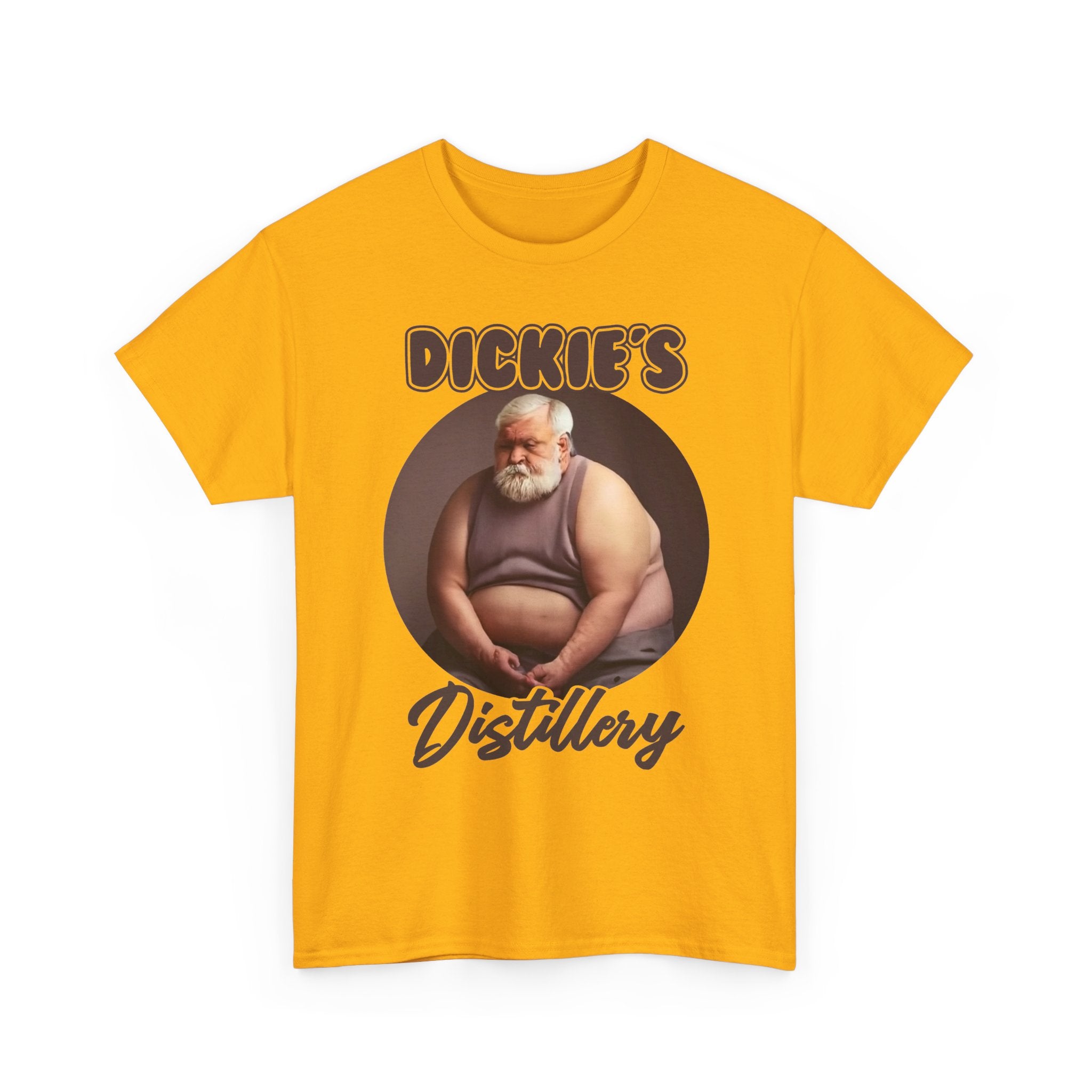 Distillery T‑Shirt — "Dickie's Distillery" Vintage Santa Illustration Tee