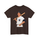 Vintage New York Yankees Baseball Player T-Shirt – Retro Batter Graphic Tee