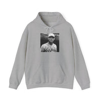 Vintage Baseball Player Hoodie — Classic Sports Graphic Pullover