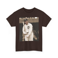 Vintage Detroit Baseball Photo T-Shirt — Retro Sports Legend Graphic Tee