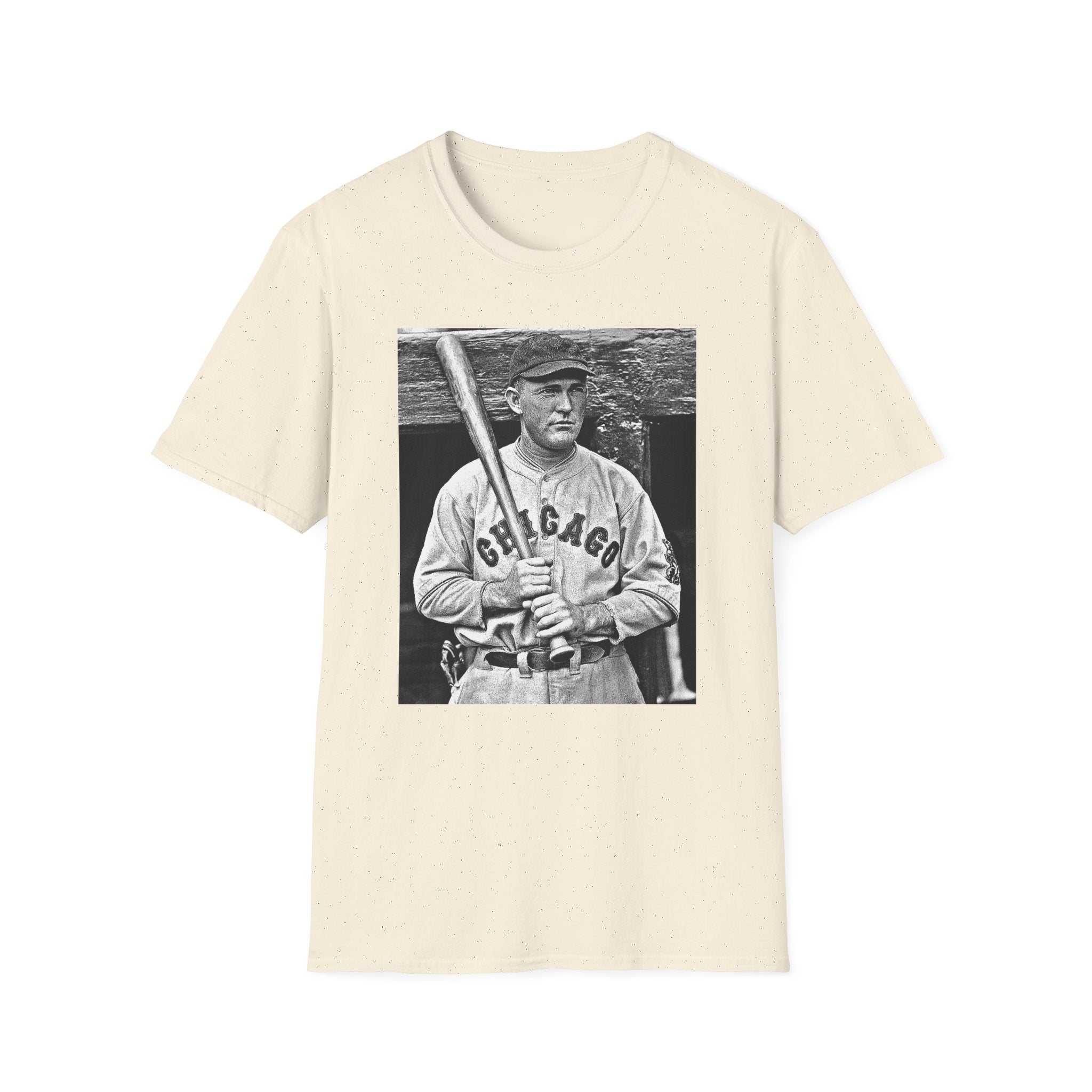 Vintage Cricket Player Photo T-Shirt — Retro Sports Tee