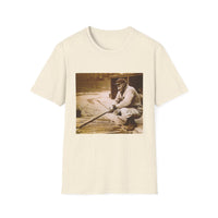 Vintage Fisherman Photo T-Shirt